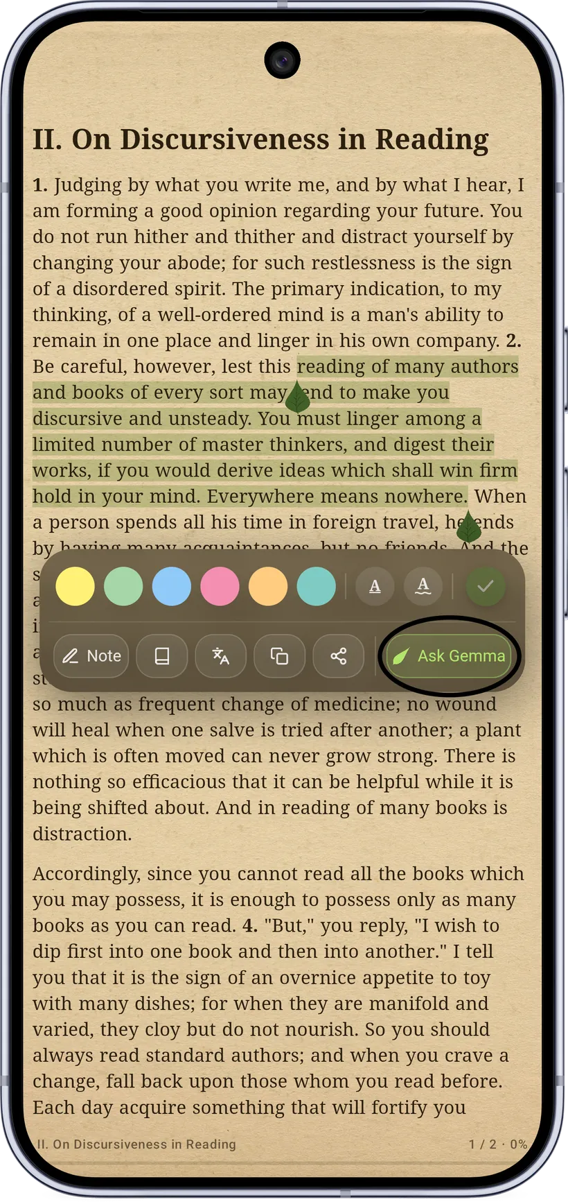 AI Learning Mode