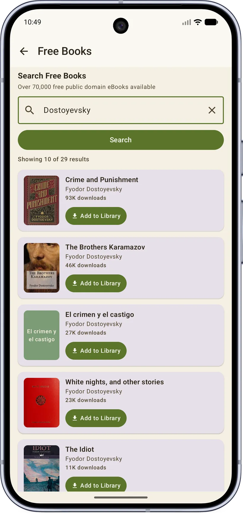Free ebook results