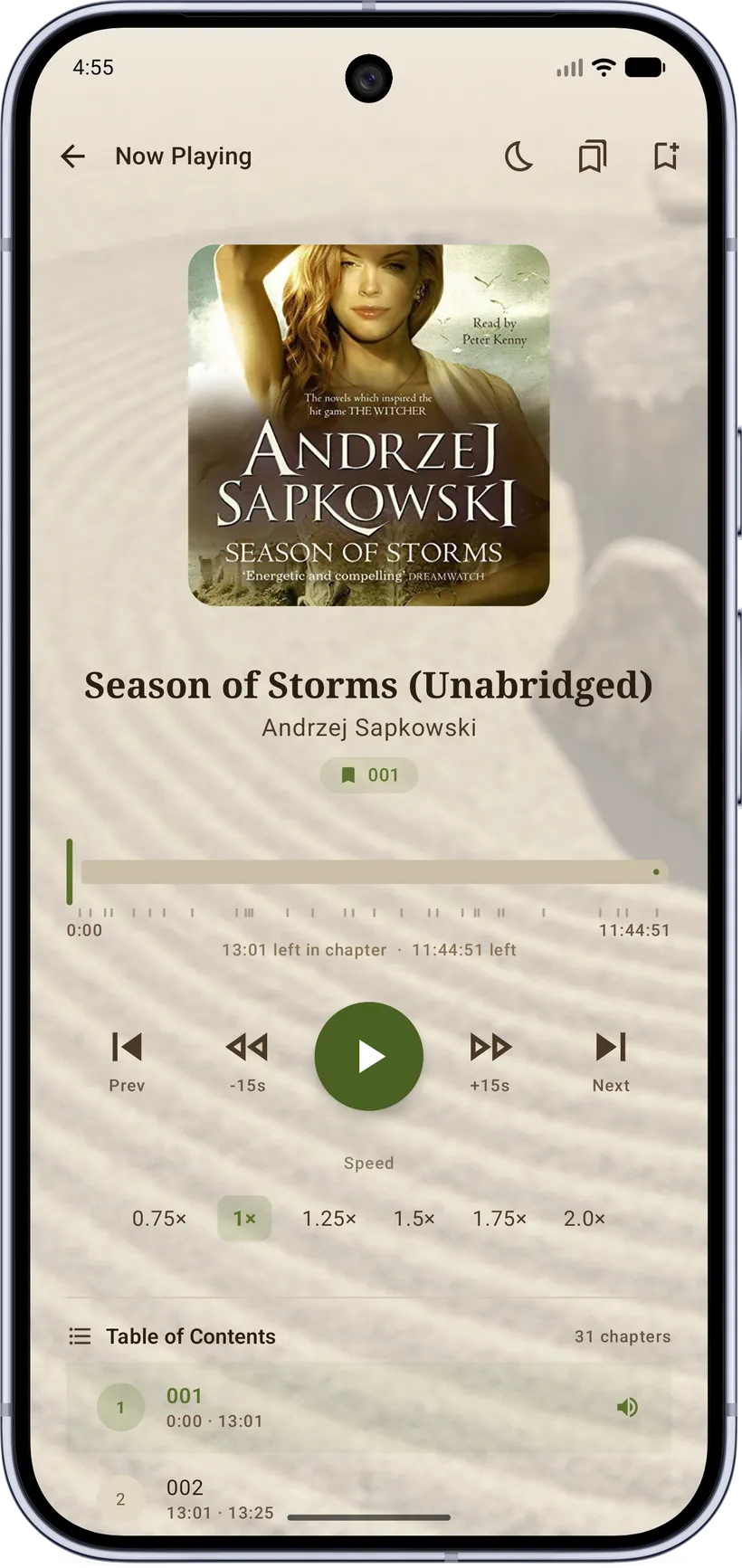 Audiobook player