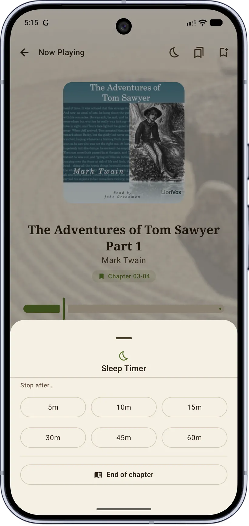 Sleep timer