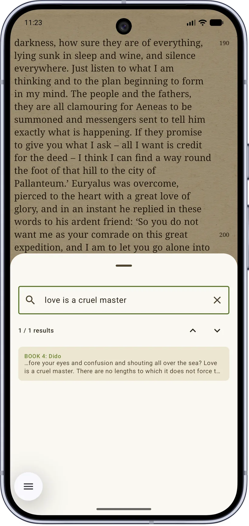 Search in the book